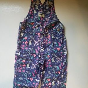 Girls Size 3T Printed Oshkosh overalls